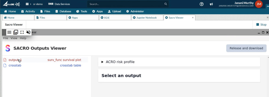 Reviewing Results in SACRO Viewer