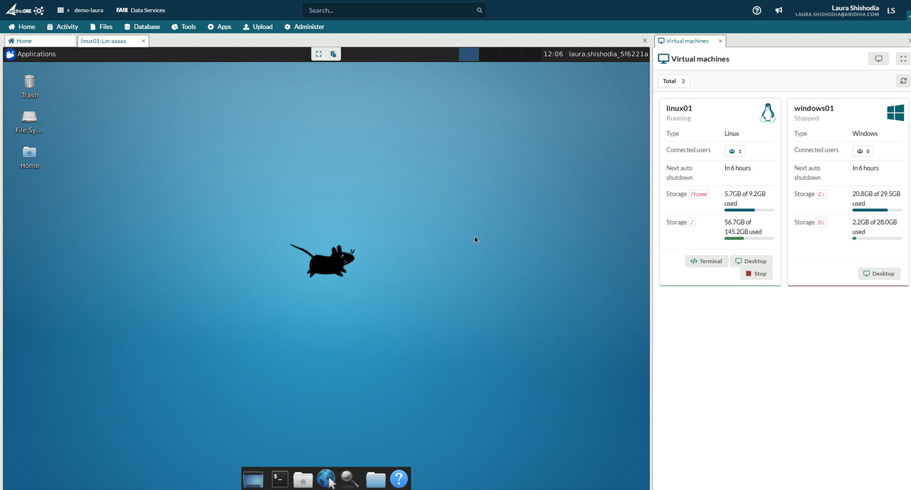 Customisable Workspace Layout