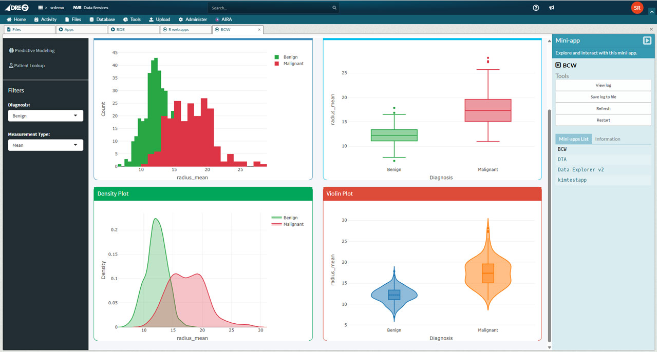 The Aridhia Project Workspace